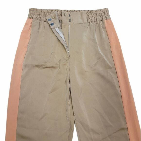 Nwot Colorblock Elastic waist  Wide Leg Pants/Joggers - Picture 3 of 9